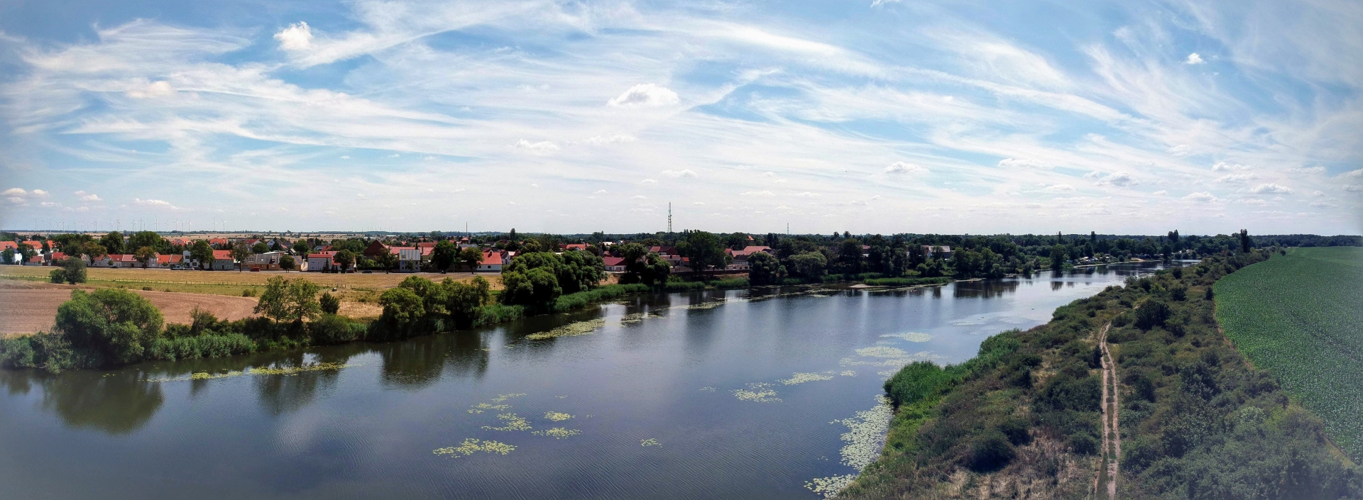 Biederitzer See Höhe 30m